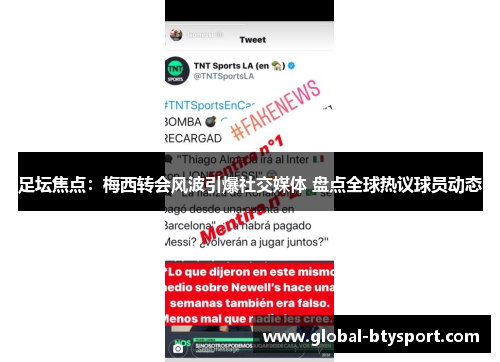 足坛焦点：梅西转会风波引爆社交媒体 盘点全球热议球员动态