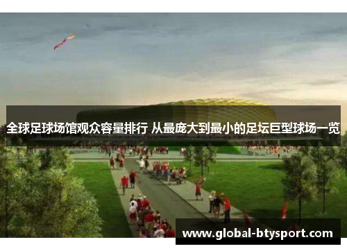 全球足球场馆观众容量排行 从最庞大到最小的足坛巨型球场一览 全球足球场馆观众容量排行 从最庞大到最小的足坛巨型球场一览